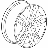 OEM Chevrolet Traverse Wheel, Alloy - 23426822