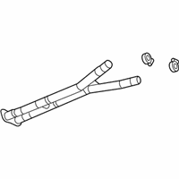 OEM Cadillac XLR Exhaust Pipe Assembly - 10383108
