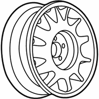 OEM Buick Park Avenue Wheel Rim-16X6.5 Aluminum *Wa9967 - 9593285