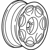 OEM Buick Park Avenue Wheel Rim-16X6.5 (Chrome) - 9593143