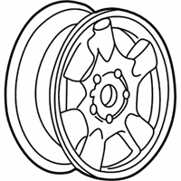 OEM Buick LeSabre Wheel Rim-16X6.5X51 Aluminum *Silver Spark - 9592953