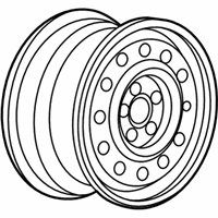 OEM Saturn LS Wheel, Steel - 90575885