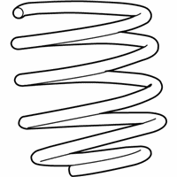 OEM Cadillac CTS Coil Spring - 23425502