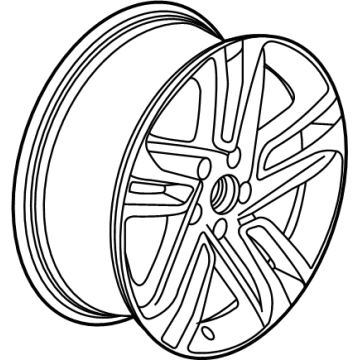 OEM Chevrolet Trailblazer Wheel, Alloy - 60002022