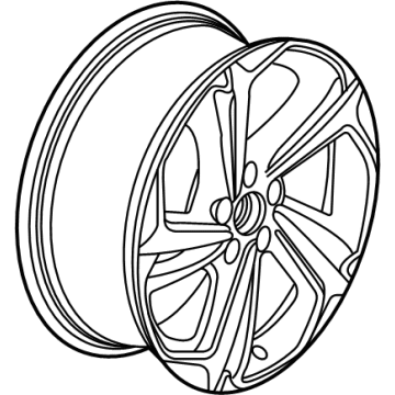 OEM Chevrolet Trailblazer Wheel, Alloy - 42506149