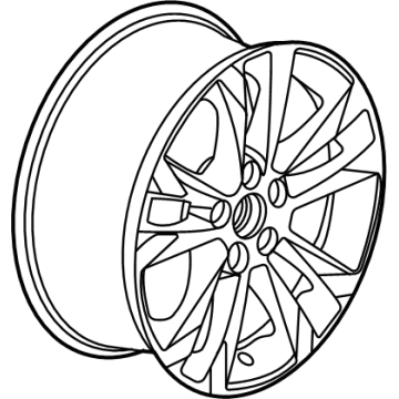 OEM Chevrolet Trailblazer Wheel, Alloy - 60006516