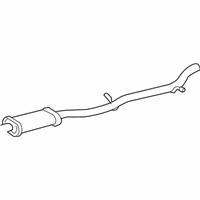 OEM Buick Park Avenue Exhaust Resonator ASSEMBLY (W/ Exhaust Pipe) - 25678782