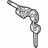 OEM Pontiac Vibe Cylinder, Front Side Door Lock(W/Keys) - 19184236