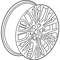 OEM Chevrolet Blazer Wheel, Alloy - 42438054