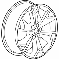 OEM Chevrolet Blazer Wheel, Alloy - 42427612