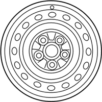 OEM Pontiac Wheel, Steel - 19184107