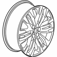 OEM Cadillac Wheel, Alloy - 84444234