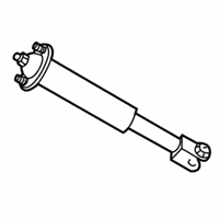 OEM Cadillac STS Rear Shock Absorber Assembly (W/ Upper Mount) - 19302765