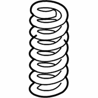 OEM Cadillac STS Coil Spring - 25783598