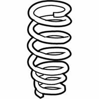 OEM Cadillac STS Front Spring - 25810845