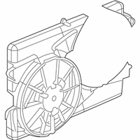 OEM Saturn Shroud Pkg, Engine Coolant Fan - 22697113