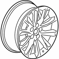OEM Cadillac XTS Wheel, Alloy - 23372451
