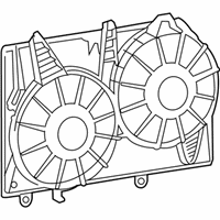 OEM Cadillac CTS Shroud, Engine Coolant Fan - 25708388