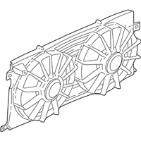 OEM Cadillac Seville Shroud Kit-Engine Electric Coolant Fan - 12365378