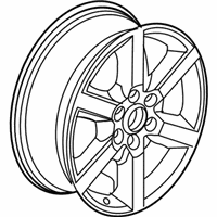 OEM GMC Acadia Wheel Rim-19X7.5 Aluminum 50 Outside 127X6 Bellcrank *Polished - 9595827