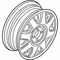 OEM Chevrolet Aveo Wheel Rim, 14X5.5 - 96534926