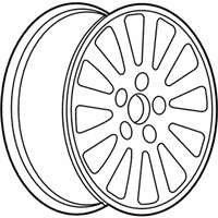 OEM Buick LaCrosse Wheel, Alloy - 9598631