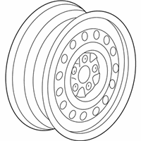 OEM Saturn Relay Wheel, Steel - 9596018