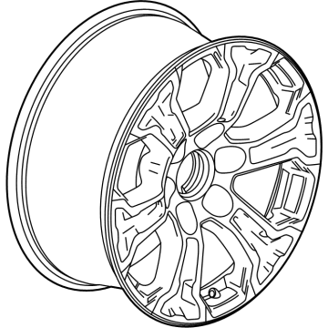 OEM GMC Yukon Wheel, Alloy - 23376219