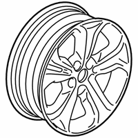 OEM Chevrolet Cruze Wheel, Alloy - 42500290