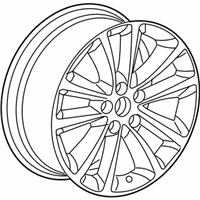 OEM Buick Verano Wheel, Alloy - 22758351