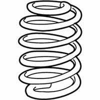 OEM Buick Rendezvous Front Coil Spring - 89060183