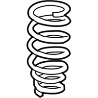 OEM Cadillac STS Front Spring - 25810852