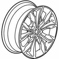 OEM Chevrolet Malibu Wheel, Alloy - 23389657