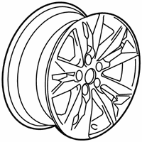 OEM Chevrolet Malibu Wheel, Alloy - 22969723