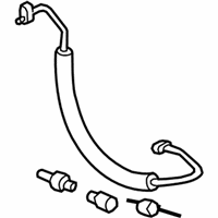 OEM Cadillac DTS Discharge Hose - 22752061