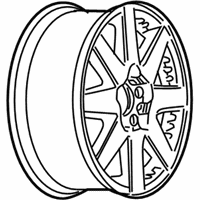OEM Buick Rendezvous Wheel, Alloy - 12490098
