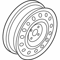 OEM Chevrolet Aveo Wheel, Steel - 96961270