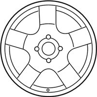 OEM Chevrolet Aveo Wheel, Alloy - 95905460