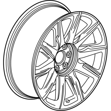 OEM Cadillac Escalade Wheel, Alloy - 84714163