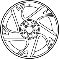 OEM Pontiac Vibe Wheel Rim, 16X6.5 - 88974913
