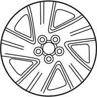 OEM Pontiac Vibe Wheel, Alloy - 88974914