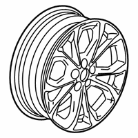 OEM Chevrolet Cruze Wheel, Alloy - 42500292