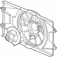 OEM Saturn Ion Cooling Fan Shroud - 22695586