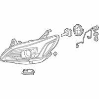 OEM Buick LaCrosse Headlamp Assembly - 26221315