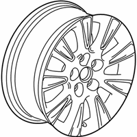 OEM Buick LaCrosse Wheel, Alloy - 9598756