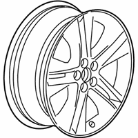 OEM Chevrolet Cruze Wheel, Alloy - 13254959