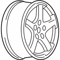 OEM Pontiac Grand Prix Wheel Rim, 17X6.5 *Silver Sp*Silver - 9595752