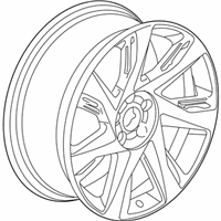 OEM Cadillac Wheel, Alloy - 23445940
