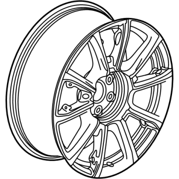OEM Chevrolet Suburban Wheel, Alloy - 84434287