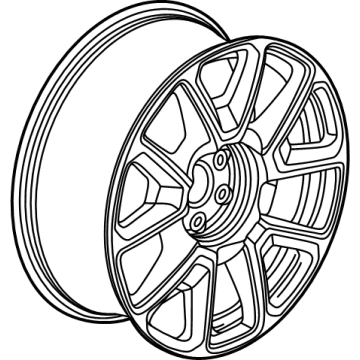 OEM Chevrolet Tahoe Wheel, Alloy - 23376234